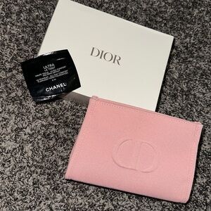 Pink Dior Trousse Pouch - Luxury Makeup Bag